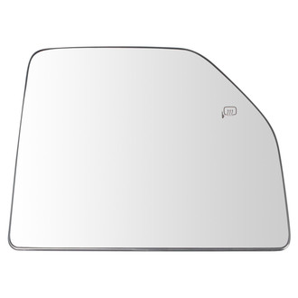 TRQ® - Passenger Side Power View Mirror Glass (Heated, Non-Foldaway)