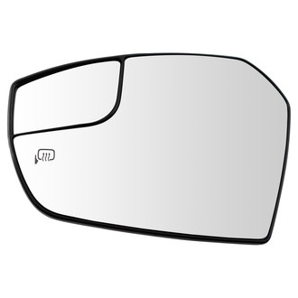 TRQ® - Driver Side Power View Mirror Glass (Heated, Non-Foldaway)