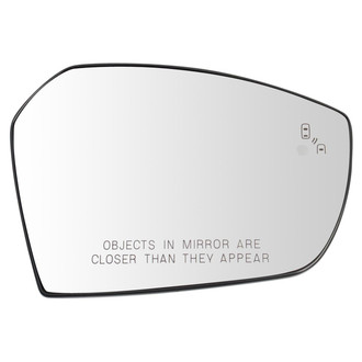 TRQ® - Passenger Side Power View Mirror Glass (Non-Heated, Non-Foldaway)