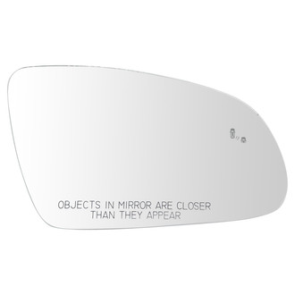 TRQ® - Passenger Side Power View Mirror Glass (Heated, Non-Foldaway)