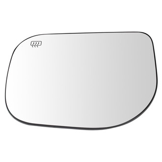 TRQ® - Driver Side View Mirror Glass (Heated)