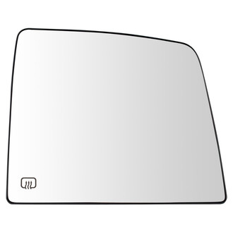 TRQ® - Passenger Side View Mirror Glass (Heated)