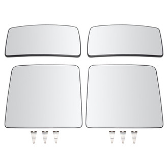 TRQ® - Driver and Passenger Side View Mirror Glass Set