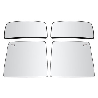 TRQ® - Driver and Passenger Side View Mirror Glass Set