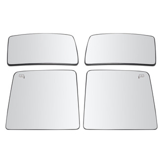 TRQ® - Driver and Passenger Side View Mirror Glass Set