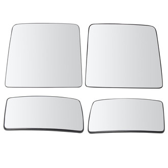 TRQ® - Driver and Passenger Side View Mirror Glass Set