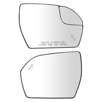 TRQ® - Driver and Passenger Side View Mirror Glass Set