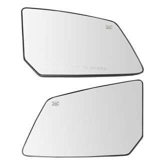 TRQ® - Driver and Passenger Side View Mirror Glass Set