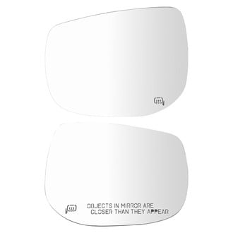 TRQ® - Driver and Passenger Side View Mirror Glass Set