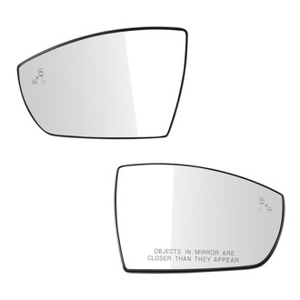 TRQ® - Driver and Passenger Side View Mirror Glass Set