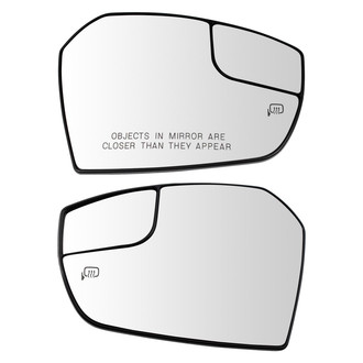 TRQ® - Driver and Passenger Side View Mirror Glass Set