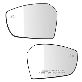 TRQ® - Driver and Passenger Side View Mirror Glass Set