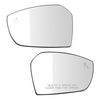 TRQ® - Driver and Passenger Side View Mirror Glass Set