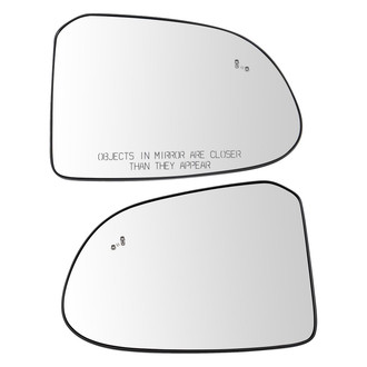 TRQ® - Driver and Passenger Side View Mirror Glass Set