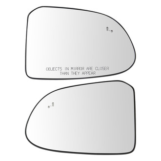 TRQ® - Driver and Passenger Side View Mirror Glass Set