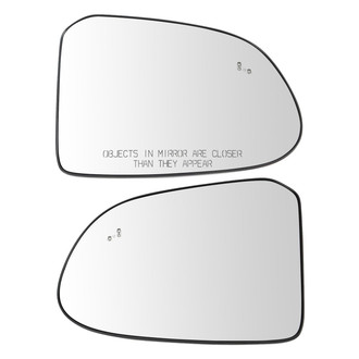 TRQ® - Driver and Passenger Side View Mirror Glass Set