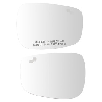 TRQ® - Driver and Passenger Side View Mirror Glass Set