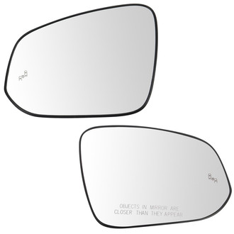 TRQ® - Driver and Passenger Side View Mirror Glass Set