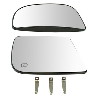 TRQ® - Passenger Side Towing Mirror Glass Set