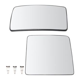 TRQ® - Passenger Side View Mirror Glass Set
