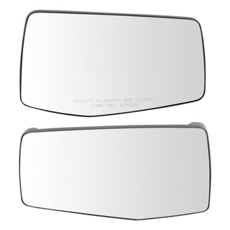 TRQ® - Driver and Passenger Side View Mirror Glass Set