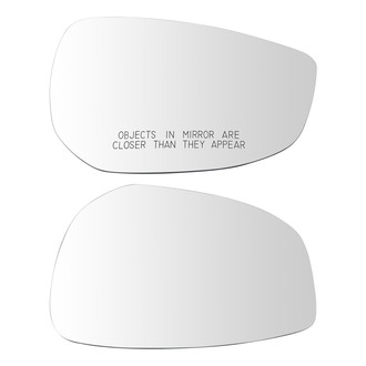 TRQ® - Driver and Passenger Side View Mirror Glass Set