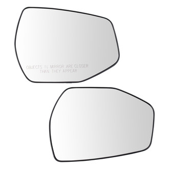 TRQ® - Driver and Passenger Side View Mirror Glass Set