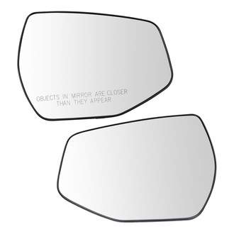 TRQ® - Driver and Passenger Side View Mirror Glass Set