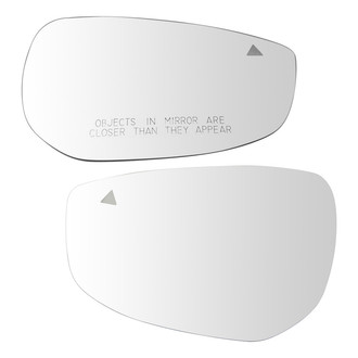 TRQ® - Driver and Passenger Side View Mirror Glass Set
