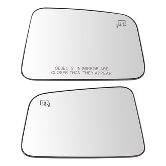 TRQ® - Driver and Passenger Side View Mirror Glass Set
