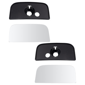 TRQ® - Driver and Passenger Side View Mirror Glass Set