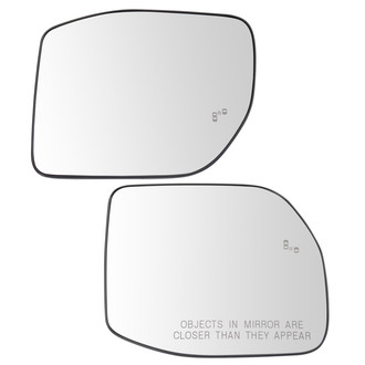 TRQ® - Driver and Passenger Side View Mirror Glass Set