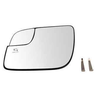 TRQ® - Driver Side View Mirror Glass (Heated)