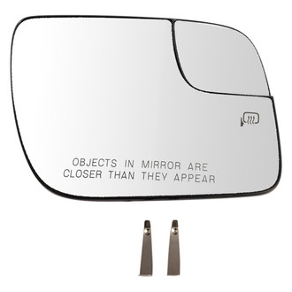 TRQ® - Passenger Side View Mirror Glass (Heated)