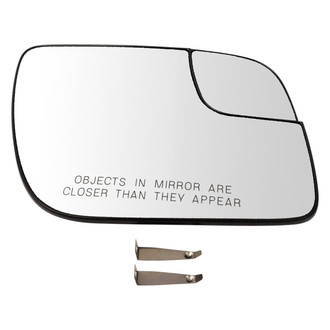 TRQ® - Passenger Side View Mirror Glass (Non-Heated)