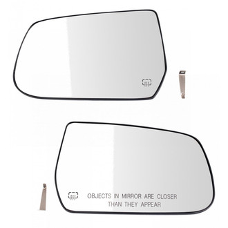 TRQ® - Driver and Passenger Side Power View Mirror Glass Set (Heated)
