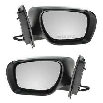 TRQ® - Driver and Passenger Side Power View Mirror Set (Non-Heated, Foldaway)