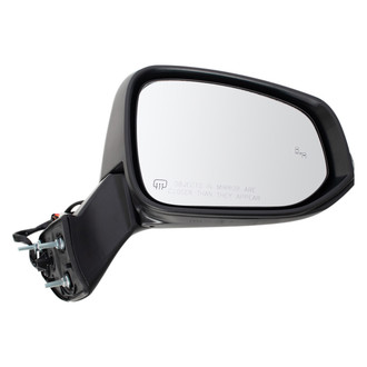 TRQ® - Passenger Side Power View Mirror (Heated, Foldaway)