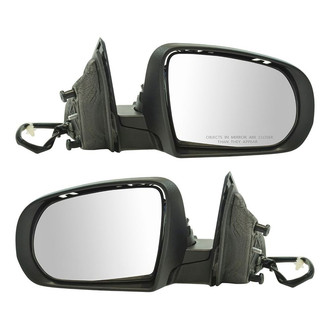 TRQ® - Driver and Passenger Side Power View Mirror Set (Heated, Foldaway)