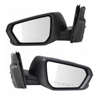 TRQ® - Driver and Passenger Side Power View Mirrors (Heated, Foldaway)