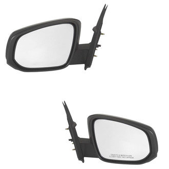 TRQ® - Driver and Passenger Side Power View Mirror Set (Foldaway)