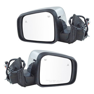 TRQ® - Driver and Passenger Side Power View Mirrors (Heated)