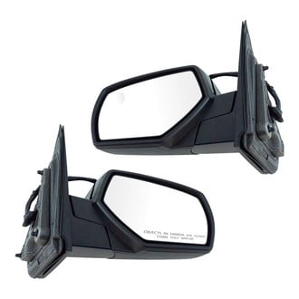 TRQ® - Driver and Passenger Side Power View Mirror Set (Heated, Foldaway)
