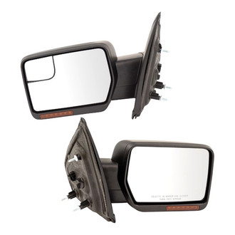 TRQ® - Driver and Passenger Side Power View Mirrors (Heated, Foldaway)