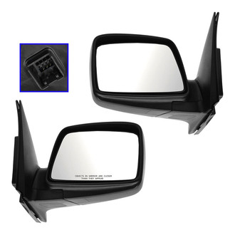 TRQ® - Driver and Passenger Side Power View Mirror Set (Non-Heated, Foldaway)