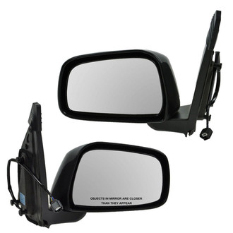 TRQ® - Driver and Passenger Side Power View Mirror Set (Non-Heated, Foldaway)