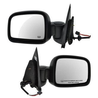 TRQ® - Driver and Passenger Side Power View Mirrors (Heated, Foldaway)