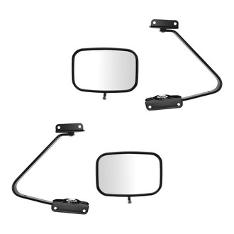 TRQ® - Driver and Passenger Side Manual View Mirrors