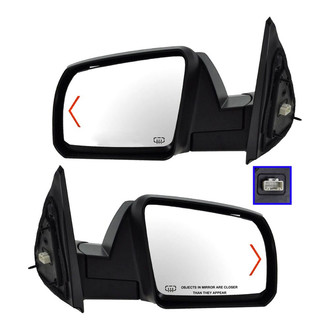 TRQ® - Driver and Passenger Side Power View Mirror Set (Heated)