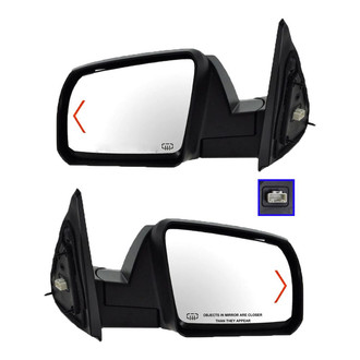 TRQ® - Driver and Passenger Side Power View Mirror Set (Heated)